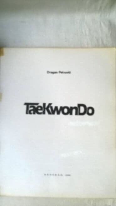 my fault knjiga: Knjiga:TaekwondoA4 format, 138 str(fali 139i140) + 5 dodataka,1988 — 2