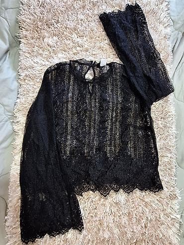 helanke m: H&M, M, Cvetni, bоја - Crna — 2