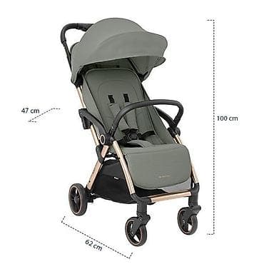 brushalter za dojenje: KIKKA BOO Eden kolica – autofolding, army green (SKU: KKB3) Lagana i — 7