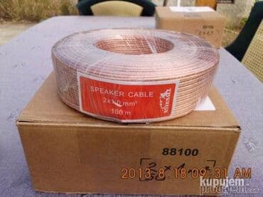 IPod i MP3-plejeri: Kabal za zvucnike-silikonski 2x 0,75mm=50din/m 2x1mm Kettz=75din; — 1