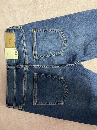 sorc za trudnice: ESPRIT ženske farmerke – JEGGINGS, visok struk - Kroj: uske/skinny — 1