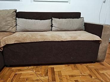 kozna ugaona garnitura polovna: 🔥 TOP prilika – mora da ide! Prodajem ugaonu garnituru u dobrom stanju — 2