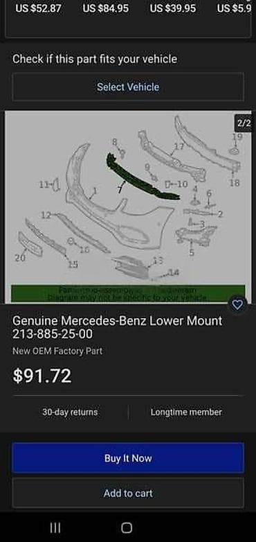 gume 185 65 r15 cena: NOSAČ BRANIKA ZA MERCEDES BENZ E 200, E 220, E 230 . | mercedes — 4