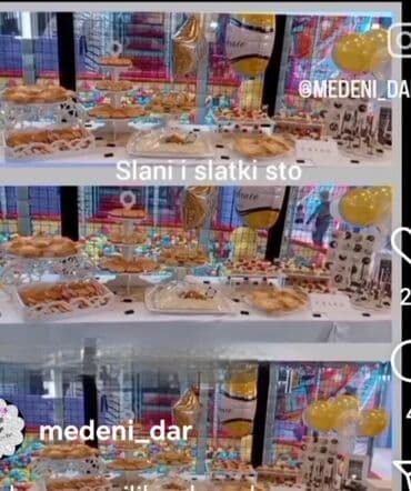 Pastry, sweets: Slana torta u obliku torte, kreirana od različitih vrsta suvomesnatih — 8