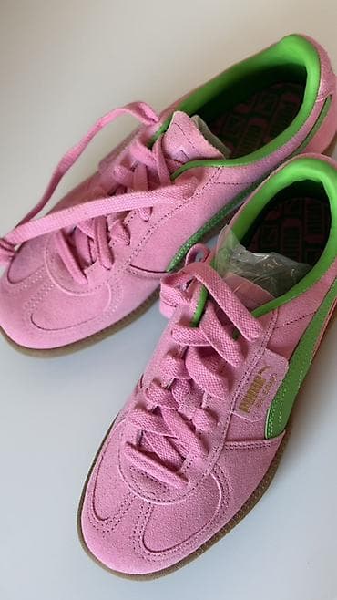 balmain beograd: PUMA Palermo patike – pink/zelena PUMA Palermo Special patike – nove — 8