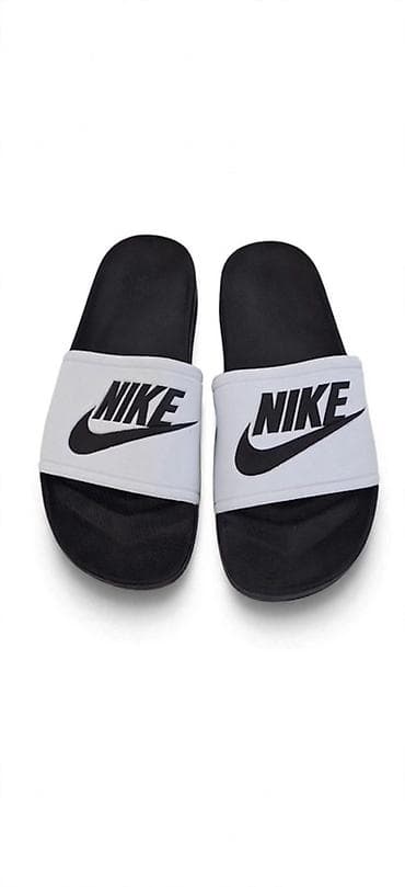 leon drvene klompe: Nike papuče – klasične klizačice sa jednim širokim gornjim kaišem i — 1