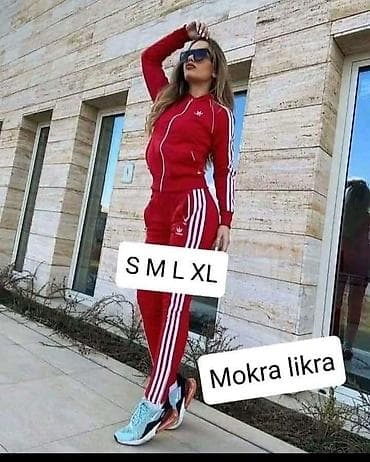 montoni mona: Komplet trenerka mokra likra. Cena 3000 dinara — 2
