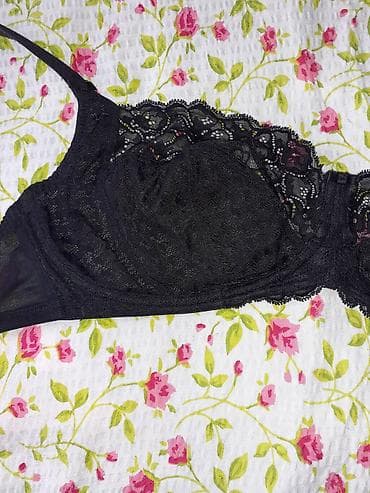 cipele za svečane prilike: Crni čipkani grudnjak - Boja: crna - Materijal: fina čipka sa — 3