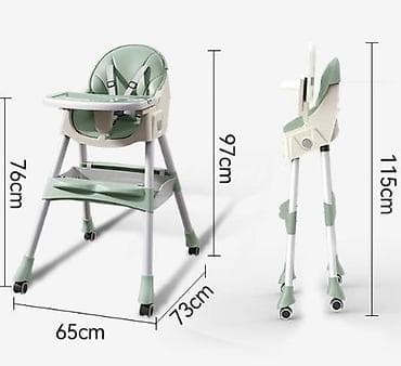 Stolica za hranjenje BABY LINE Y53 – Lena Green (šifra: Y53zelena-130)