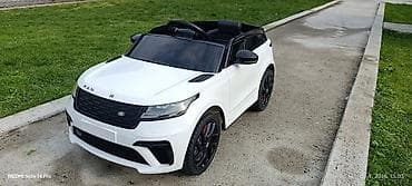 Kolica za bebe: Električni automobil za decu – SUV kabrio stil, bela boja, crni krov — 5