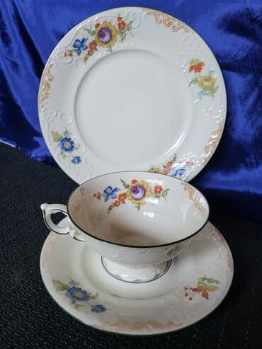 solje za caj: Set Kahla porcelan Nemacka 1957+. Set nigde okrzan,napukao,polomljen — 1