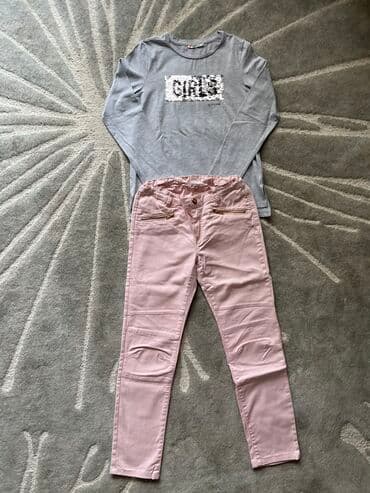 jednodelne pidzame h m: H&M, Set: T-shirt, Trousers, 134-140 — 1