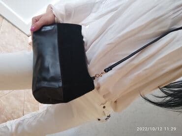 crne torbe za svaki dan: Torba za rame, H&M — 2