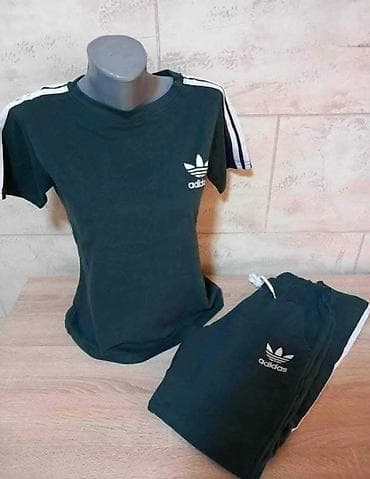 kozmetika za devojcice: Adidas Ženski sportski komplet – majica kratkih rukava i donji deo — 6