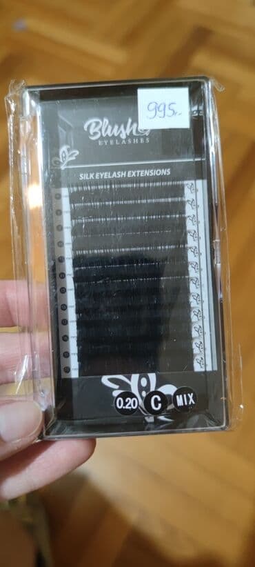 Svilene trepavice za nadogradnju mix C 0.20