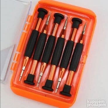 gigatron slavine sa grejacem: Set 6 preciznih srafcigera za Iphone, Laptopove itd Četvorostrani — 6