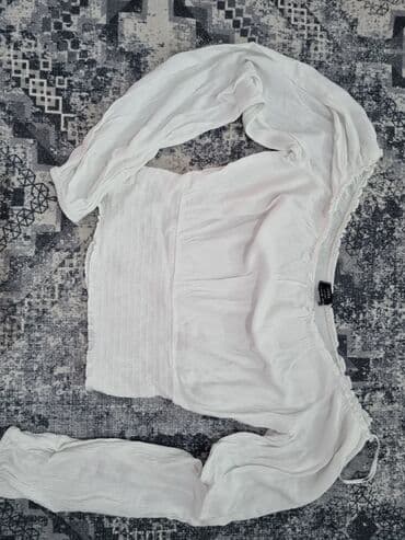 srebrne mindjuse na sraf: 9Fashion Woman, M (EU 38), Cotton, color - White — 2