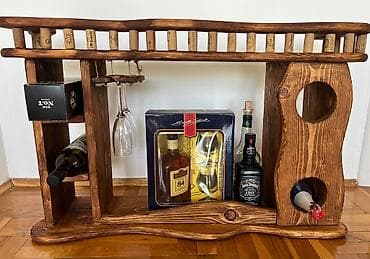 police za vino jysk: Drvena polica za vino Novo Puno drvo Dimenzije : Visina 57 Dužina 90 — 1