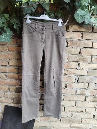 tn utility grey: Ženske pantalone – ravnog kroja, sivo-braon boje. Detalji: - — 3