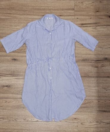 spavacice za trudnice h m: XL (EU 42), Cotton, Stripes, color - Light blue — 1