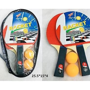 kompletici za prvi rodjendan: Reket set za stoni tenis sa lopticama – dečiji model Šifra proizvoda — 1