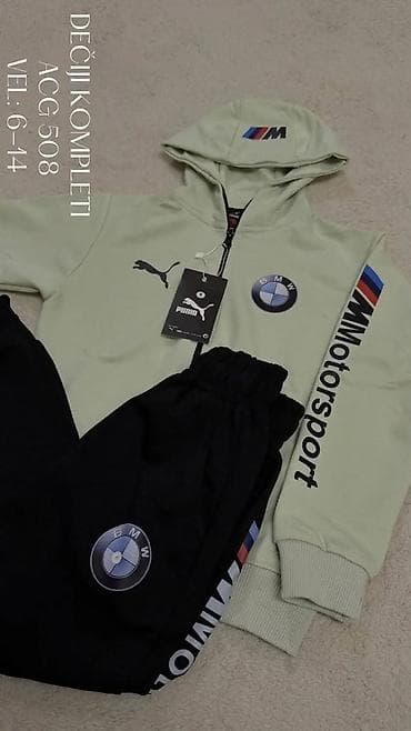 Komplet trenerke: Dečiji komplet ACG 508 – BMW M Motorsport x Puma stil - Set sadrži — 2