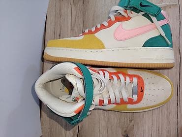 debora li: Nike Air Force 1 Mid – šarene patike sa kaišem oko zgloba UG 28cm — 4