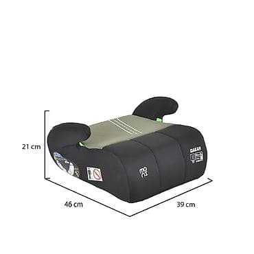 Autosedišta: Auto sedište buster Moni Dakar 125–150 cm, Olive Green (Šifra — 6
