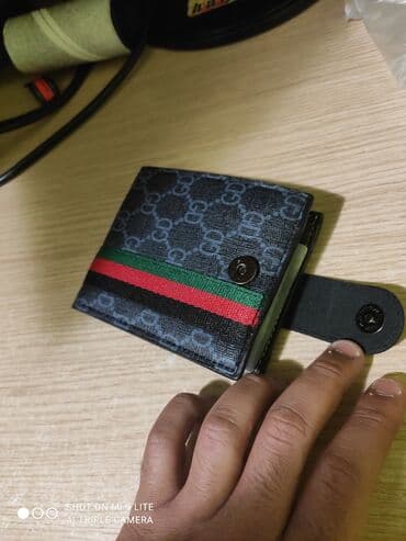 crne torbe: Muški novčanik, Gucci, Materijal: Veštačka koža — 4