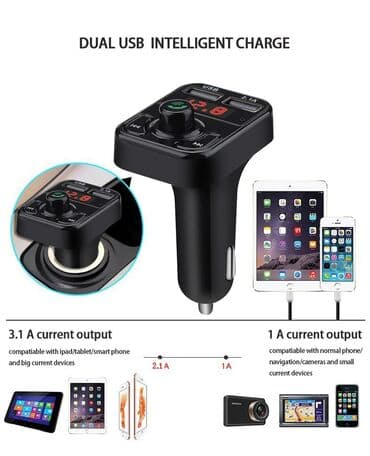 merac pritiska u gumama: V2 - Handsfree FM Bluetooth Auto Car Kit USB punjač MP3 Bežični — 10