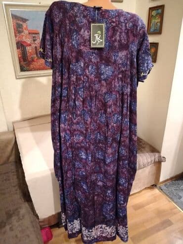 exit haljine: 2XL (EU 44), color - Purple, Evening, Short sleeves — 5