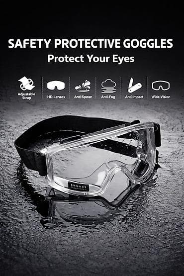 Zaštitne naočare ✅ OPIS • Novo, nekorišćeno • Jednostavne zaštitne