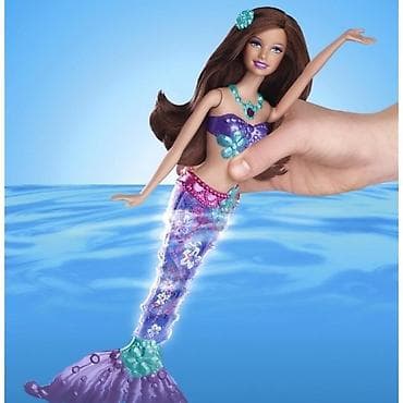 dior kolica za bebe: Barbie Sirena – sa svetlecim repom Funkcije rade, kosa i barbi su — 4