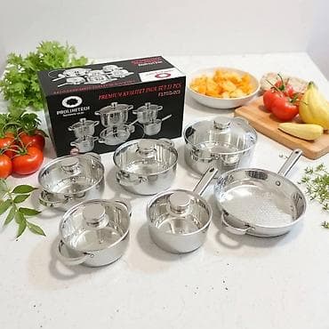 štapići za jelo: Set posuđa Prolinetech – Premium kvalitet INOX, 12 delova Opis: - — 1