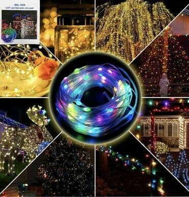 Praznična dekoracija: Novogodisnje lampice 20m 2300dinara 30m 2500dinara 50m — 1