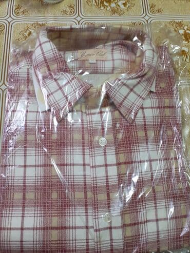 hit cene torbe: Shirt Long sleeves, XL (EU 54), color - Beige, Flanel — 1