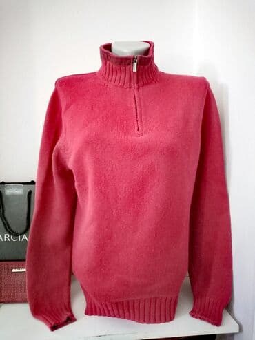 h: M (EU 38), Cotton, Single-colored, color - Red — 1