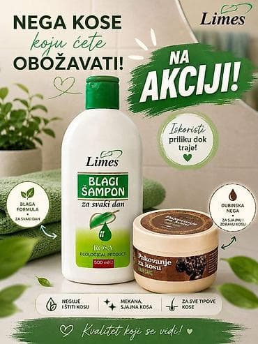 ✨ DVA FAVORITA ZA NEGU KOSE SADA SU NA AKCIJI! ✨ 🌿 Blagi šampon 🌿