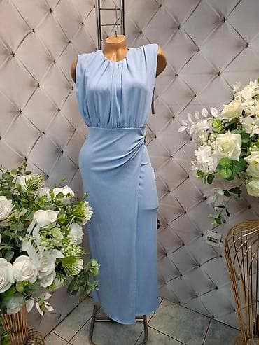 Elegantna duga haljina bez rukava - Kroj: duga silueta do članaka, sa na lalafo.rs Elegantna duga haljina bez rukava - Kroj: duga silueta do članaka, sa