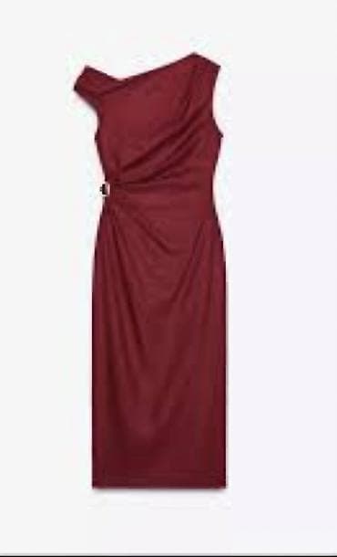 Ženska odeća: Zara haljina vel. M. Dužina ispod kolena. Obučema na 45 min — 2