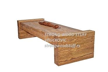 ogradica za bebe ikea: KLUB STO  GREDA radi se od RUSTIČNI greda Jele zasticen prirodnim — 1