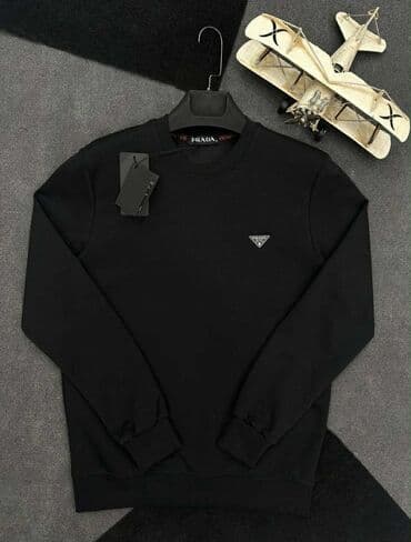 nike m: Muški džemper/sweatshirt sa dugim rukavima, klasičan kroj i okrugli — 7