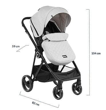 kolica za bebe peg perego: KIKKA BOO kolica GIANNI – grey (šifra: KKB1) Komforna, elegantna i — 9