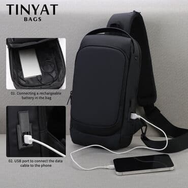 Vodootporna torbica protiv kradje + usb za power bank praktičnu na lalafo.rs Vodootporna torbica protiv kradje + usb za power bank praktičnu