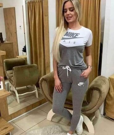 Women's Sweatsuits: Nike, S, XL, M, Single-colored — 1