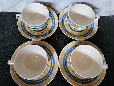 Solje nove iz 80ih.god.rucno oslikane pa glazirane Blue Elephant — 6