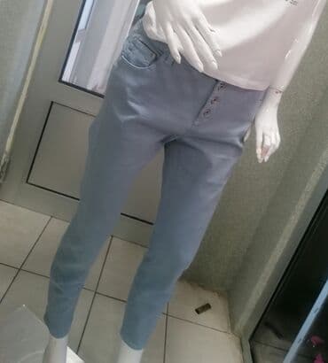džeparice pantalone: L (EU 40), High rise, Straight — 4