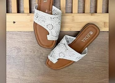fila papuče: Ženske letnje obuće – elegantne slingback štikle i ravne papuče - — 3