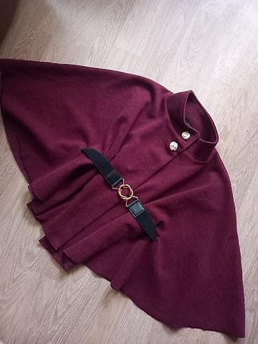 Haljine: Pončo borde bojenov prelep kaiš ide uz njega — 1