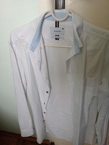Košulja Reserved, bоја - Bela